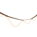 Petite Friture Spline Outdoor String Lights Blue Polyester Designer David Derksen