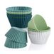 Siliconen muffinvormpjes, 24 stuks, cupcake-vormpjes, herbruikbare muffinvorm, rond, siliconen vorm voor cake, crème en pudding