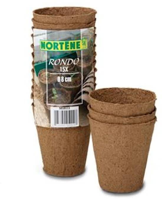 - Turfpot H8 5x dia. 8cm set a 15 stuks