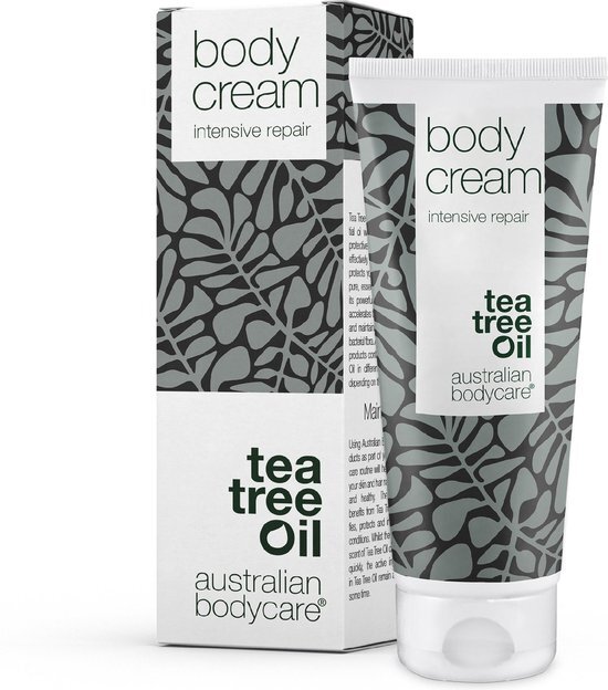 Australian Bodycare Body Cream 100 ml | Intensieve vocht inbrengende crème voor zeer droge & beschadigde huid | Met actieve ingrediënten Tea Tree tegen bacteriën & Toverhazelaar voor hydratatie