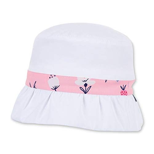 Sterntaler Baby Meisjes Muts - Wit - XXXXL (47)