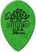 423R.88 Jim Dunlop Tortex Small Teardrop Plectrums - 0.88 mm - Green - Pack of 36