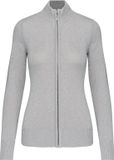 Kariban Cardigan zippé pour femme K962 - Grey Melange - S