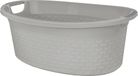 BranQ Cotton - Panier à linge 60L - gris