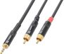Power Dynamics 3.5mm Jack - Tulp stereo audio kabel - 3 meter