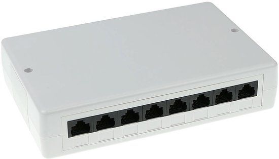 ACT FA6000 Splitter Wit RJ45 CAT6