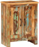 vidaXL Dressoir met 2 deuren, 55x30x70 cm, massief gerecycled hout