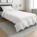 vidaXL - Deken - Set - 2 - st - Wit - Bamboevezel