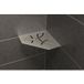 Schluter - Tablette Murale De Douche Shelf- Es 2 Curve - Coloris: Gris Beige - En Aluminium Finition Structurée - 195 X 195