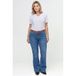 Fox Factor Plus Size high waist flared jeans - mediumblauw