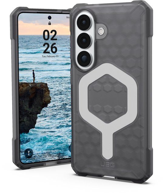 Urban Armor Gear UAG Essential Armor MagSafe voor Samsung Galaxy S26 - Ash