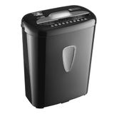 Amazon Basics Microcut hoge veiligheid papiervernietiger voor papier en creditcards, papierversnipperaar, 5-6 vellen, zwart