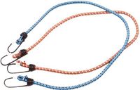 Grupa Topex - Rubberen Bagageriemen - 80 cm - Rood/Blauw - 2 stuks