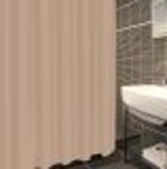 Papillon Textiel Douchegordijn Uni beige 180 x 200 cm