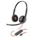 Poly Blackwire 3220 Bedrade Headset - Ruisonderdrukkende microfoon - Stereo Ontwerp - Aansluiten op PC/Mac via USB-C of USB-A - Werkt met Teams, Zoom