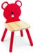 Pintoy Stoel Muis - Kinderstoel - Hout - Rood/Naturel