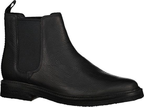 Clarks Clarkdale Easy Chelsea Boots - Black Leather - Men - Size 45