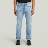 G-Star Mosa Straight Heren Jeans W34 X L36 Sun Faded Cloudburst