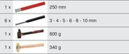 KS Tools slagwerktuigset, 9-delig