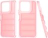 Techsuit Hoesje geschikt voor HONOR X8b - Wave Shield Shockproof Hard Case Back Cover - Roze