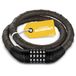 DANSI Gepantserd fietsslot, veilige diefstalbeveiliging met 2 sleutels, fietsslot voor fiets, e-bike (cijferslot, 20 x 1000 mm)