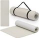 Actiget® Tapis de yoga - Épais - Sangle de transport incluse - 183 x 61 x 0.6 CM - Beige - TPE
