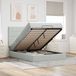 Maison Exclusive - Cadre de lit ottoman avec matelas, gris clair, 140x190 cm, velours