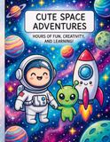 Cute Space Adventures: A Fun Coloring Book for Kids Ages 4-8 | Astronauts, Aliens, Rockets & Planets for Hours of Creative Play