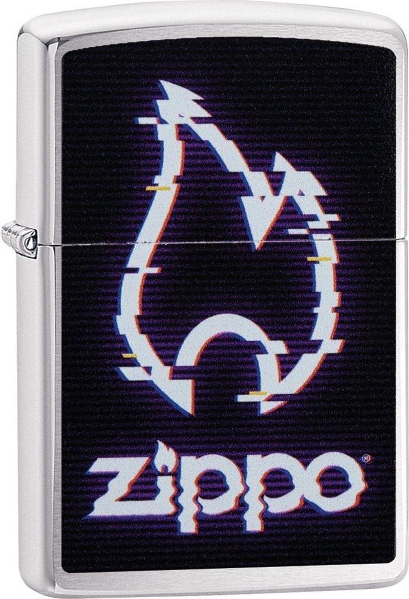 Zippo Aansteker Logo + Flame