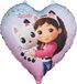 Party Deco Gabby's Dollhouse Folieballon Hart (35cm)