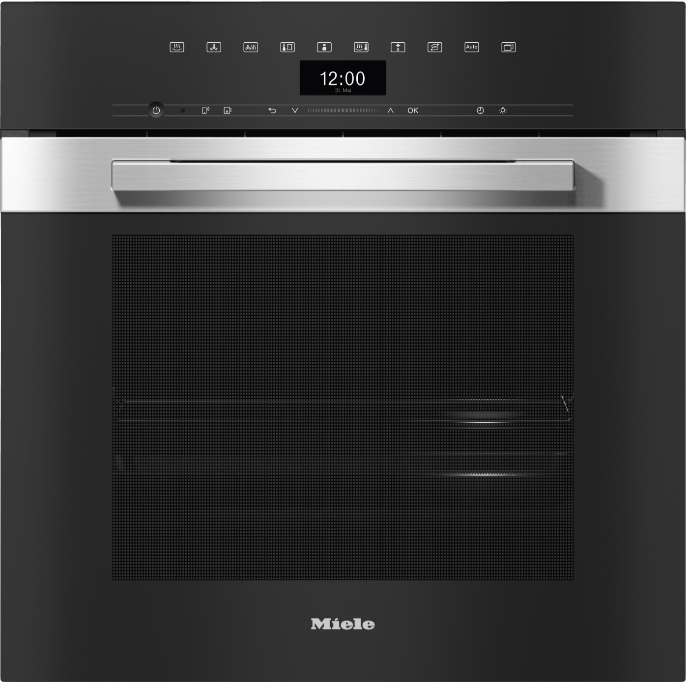 Miele DGC 7460 HC Pro - Stoomoven - Zwart/RVS