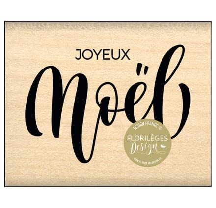 Florilèges Design Stempel, kleur hout, 4 x 5 cm