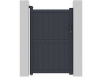 Portillon aluminium Maurice - Gris