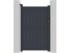 Portillon aluminium Maurice - Gris