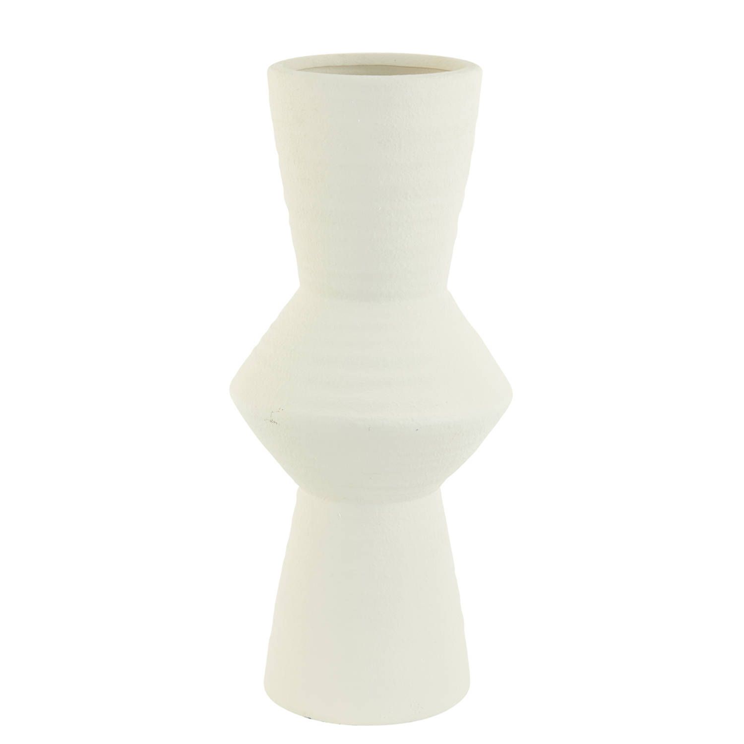 Light & Living Vaas Ram - 22.5x22.5x50.5 - Wit