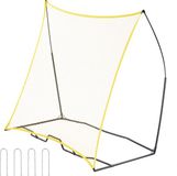 VEVOR Voetbal Rebounder 7x7 Voet Draagbaar Trainingsnet met Tas