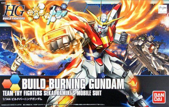Merkloos Bandai GUNDAM - HGBF 1/144 Build Burning Gundam Model Kit