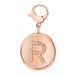 Lucardi Dames Gerecycled just.d stalen hanger roseplated letter kristal - Hanger - Staal - Rosékleurig