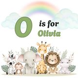 OLIVIA O is for OLIVIA: A Personalized Name & Alphabet Book with Sweet Read-Aloud Rhymes for Toddlers and Preschoolers Ages 2-5