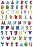 HERMA Stickers 6291 MAGIC letters stone preeg