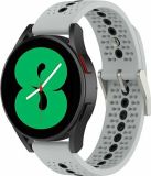 By Qubix Qubix Dot Pattern bandje Grijs voor Xiaomi Mi Watch / Watch 2 / Watch S1 / S2 / S3 / S4 (47mm)