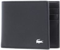 Lacoste Fitzgerald Billfold Leather With Id Card Holder Zwart Man