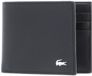 Lacoste Fitzgerald Billfold Leather With Id Card Holder Zwart Man