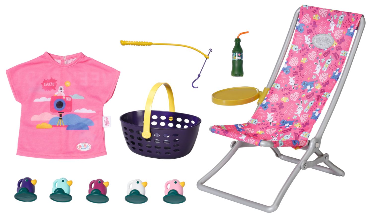 BABY born Weekend Vissen Outfit en Accessoires - Poppenkleding en poppenmeubel
