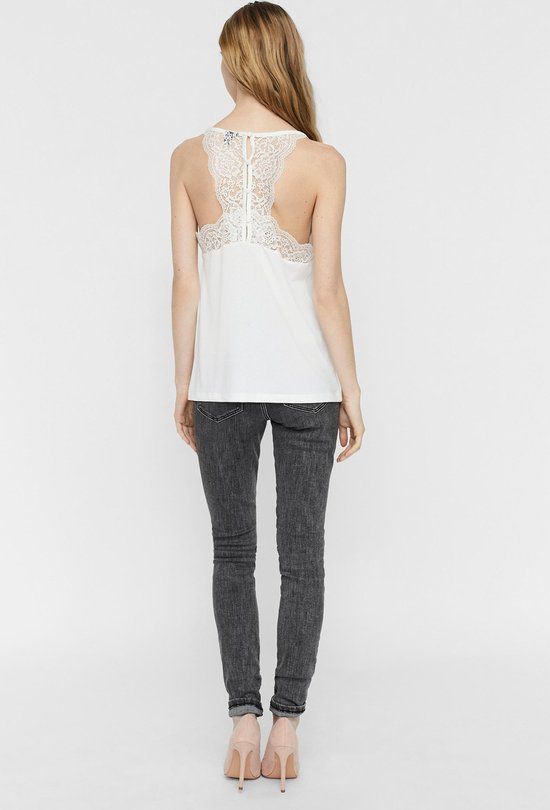 Vero Moda Vmana Lace Top - Snow White - XS
