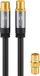 Wentronic 70378 coax-kabel 3 m Coaxiaal Zwart
