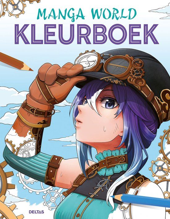 Deltas Manga World Kleurboek
