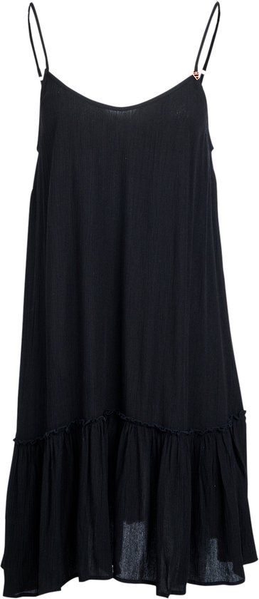 Brunotti Nami Jurkje Zwart Dames 100% Katoen Mouwloos Zomerjurk Loose Fit XS