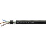 HELU 558445 Câble en caoutchouc H07RN-F 3 G 1.5 mm² + 3 G 1.5 mm² Noir par mètre