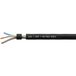 HELU 558445 Câble en caoutchouc H07RN-F 3 G 1.5 mm² + 3 G 1.5 mm² Noir par mètre